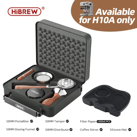 Portafiltro sin fondo HIBREW de 58 mm para H10A - Precision Espresso